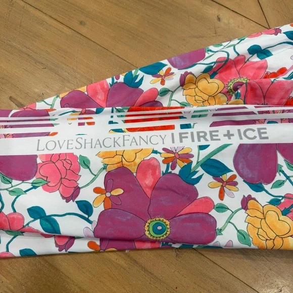 LoveShackFancy Bogner Fire and Ice Floral Leggings XS - Picture 2 of 10